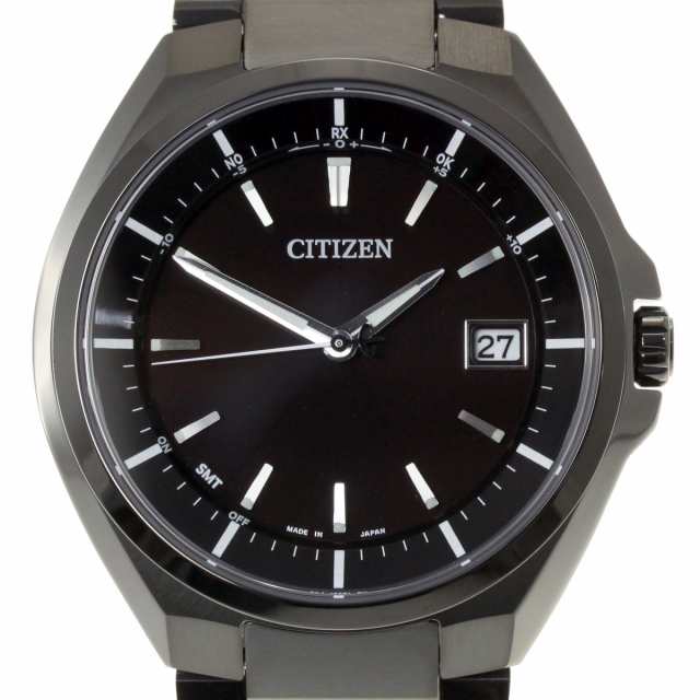 シチズン CITIZEN 腕時計 メンズ CB3015-53E アテッサ エコ・ドライブ電波時計 ダイレクトフライト 針表示式 ATESSA エコ・ドライブ電波（H128） ブラックxダークグレー アナログ表示