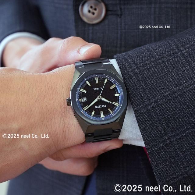 シチズン アテッサ CITIZEN ATTESA エコドライブ 電波時計 限定モデル 腕時計 メンズ CB3046-76E ダイレクトフライト ACT Line Blue Universe Collection 第2弾_4