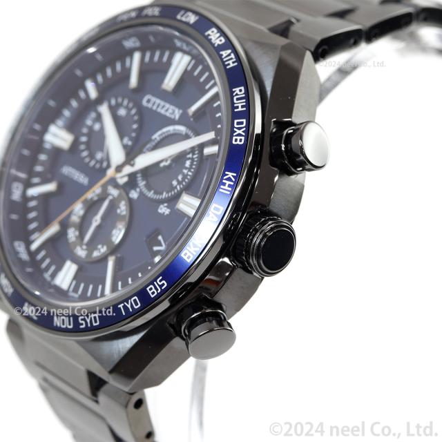 【新品未使用】シチズン　アテッサ　CB5967-66L 箱説保　ブラック 新品未使用】シチズン アテッサ CB5967-66L 箱説保 ブラック