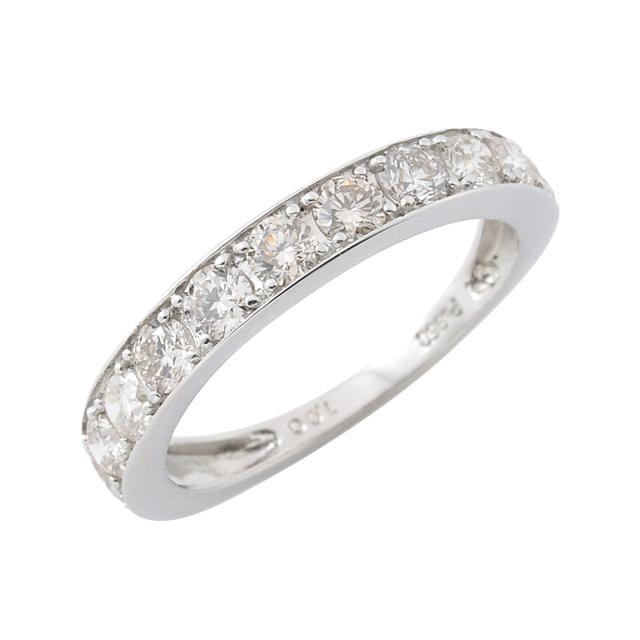 プラチナ ダイヤモンド リング 指輪 11号 1.0カラット 1.0ct D119