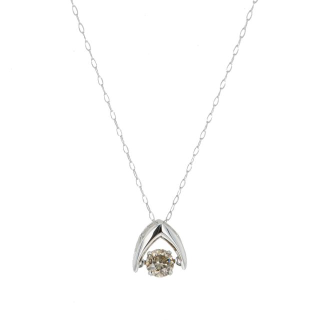 プラチナ ダイヤモンド ネックレス 0.08カラット 0.08ct DN19143APT