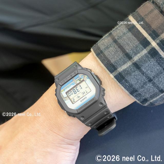 G-SHOCK デジタル カシオ Gショック CASIO 腕時計 メンズ DW-5600KHFM25-1JR 葛飾北斎 富嶽三十六景 深川万年橋下 モチーフ_7