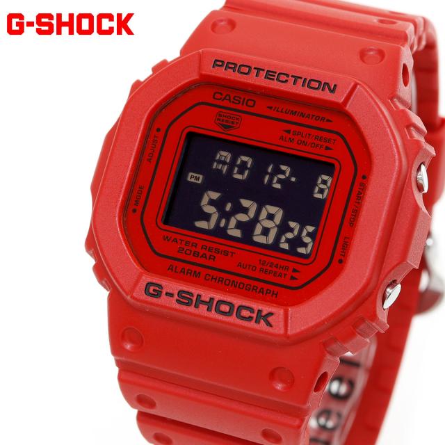 G-SHOCK デジタル カシオ Gショック CASIO 腕時計 メンズ DW-5600RRB-4JF Iconic Styles レッド