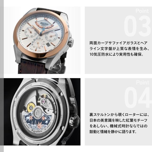 ケンテックス KENTEX ESPY ACTIVE 3 エスパイ アクティブ3 ロゼ 腕時計