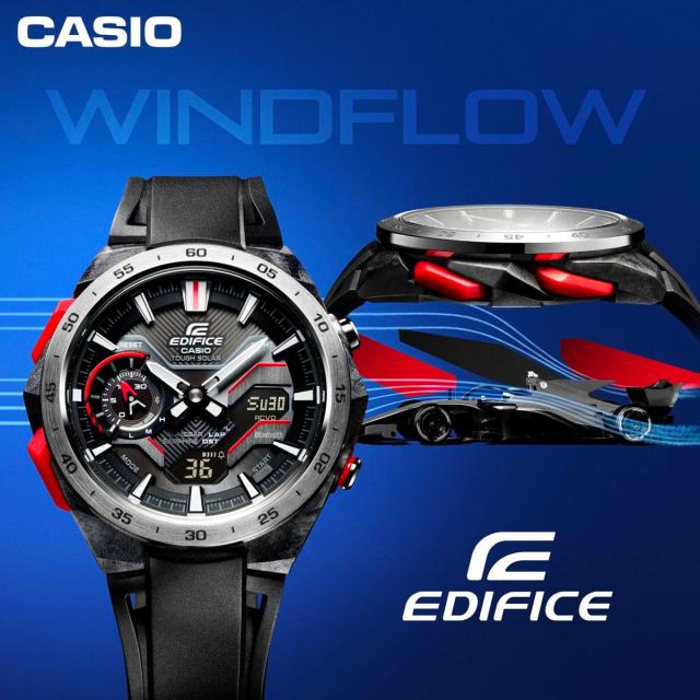 カシオ エディフィス CASIO EDIFICE WINDFLOW ECB-2200YP-1AJF アナデジ ウオッチ メンズ クロノグラフ ウィンドフロウ スマートフォンリンク