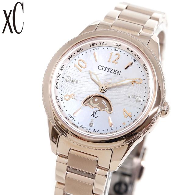 【CITIZEN】 XC クロスシー ハッピーフライト トノー 限定 白蝶貝 CITIZEN】 XC クロスシー ハッピーフライト トノー 限定 白蝶貝