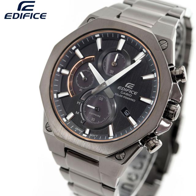 カシオ エディフィス CASIO EDIFICE ソーラー 腕時計 メンズ クロノグラフ Slim and Solar EFS-S570YDC-1AJFの通販は
