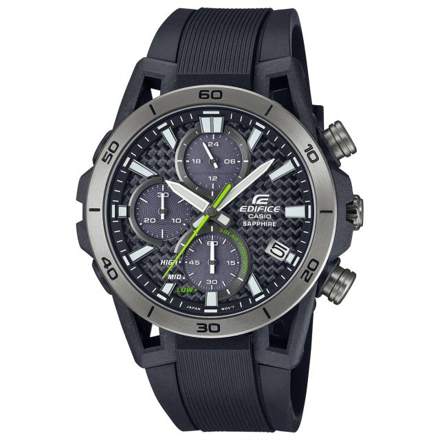カシオ エディフィス CASIO EDIFICE SOSPENSIONE ソーラー ウオッチ メンズ 手ごわいソーラー クロノグラフ EFS-S640PB-1AJF サスペンションアームデザイン