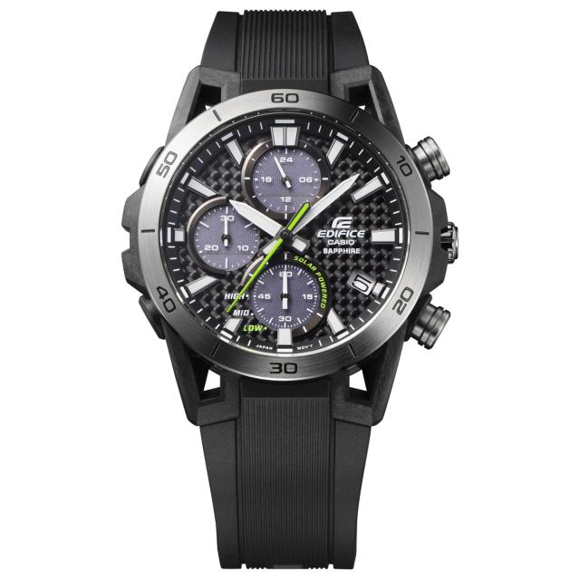 カシオ エディフィス CASIO EDIFICE SOSPENSIONE ソーラー ウオッチ メンズ 手ごわいソーラー クロノグラフ EFS-S640PB-1AJF サスペンションアームデザイン