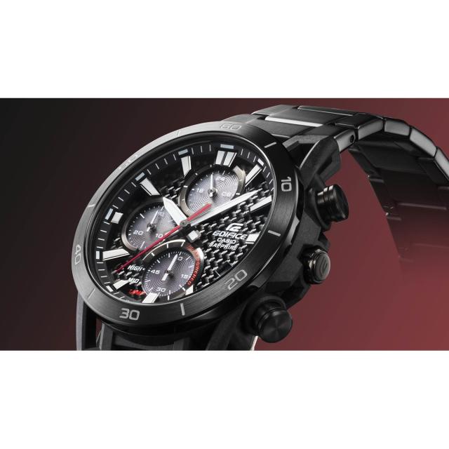 カシオ エディフィス CASIO EDIFICE SOSPENSIONE ソーラー ウオッチ メンズ 手ごわいソーラー クロノグラフ EFS-S640PB-1AJF サスペンションアームデザイン