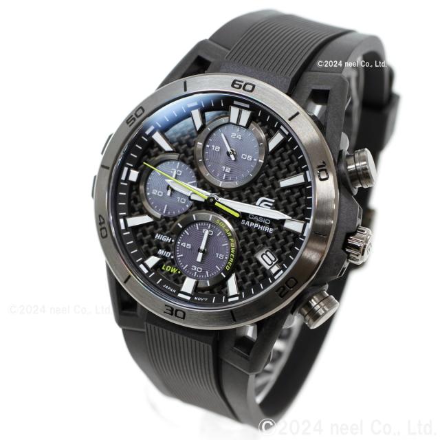 カシオ エディフィス CASIO EDIFICE SOSPENSIONE ソーラー ウオッチ メンズ 手ごわいソーラー クロノグラフ EFS-S640PB-1AJF サスペンションアームデザイン