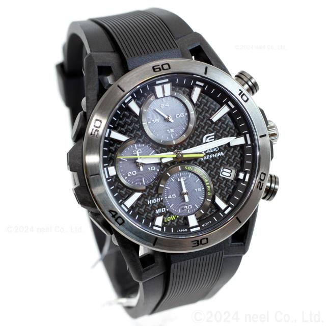 カシオ エディフィス CASIO EDIFICE SOSPENSIONE ソーラー ウオッチ メンズ 手ごわいソーラー クロノグラフ EFS-S640PB-1AJF サスペンションアームデザイン