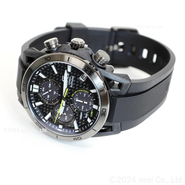 カシオ エディフィス CASIO EDIFICE SOSPENSIONE ソーラー ウオッチ メンズ 手ごわいソーラー クロノグラフ EFS-S640PB-1AJF サスペンションアームデザイン