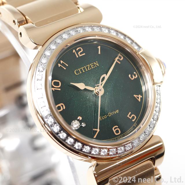 シチズン エル CITIZEN L エコドライブ 腕時計 レディース EM1123-62X ROUND Collection スズラン モチーフ 替えバンド付属_10