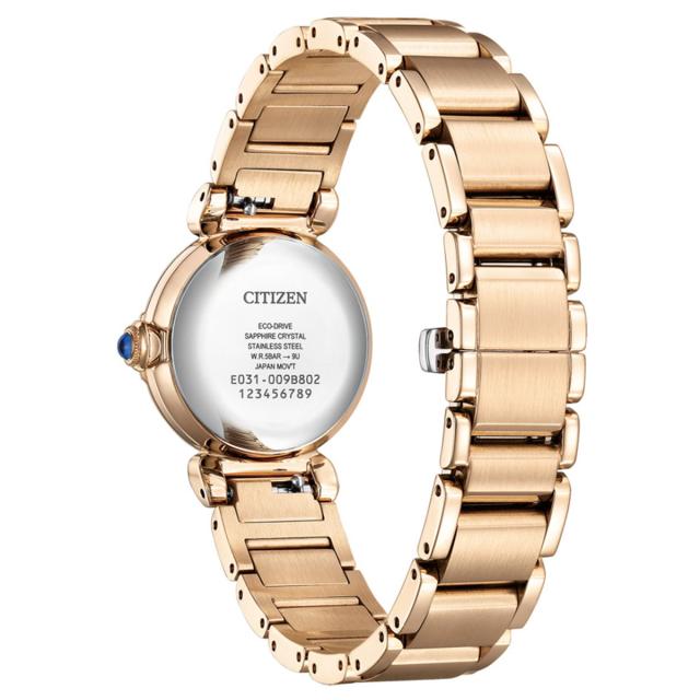 シチズン エル CITIZEN L エコドライブ 腕時計 レディース EM1123-62X ROUND Collection スズラン モチーフ 替えバンド付属_13