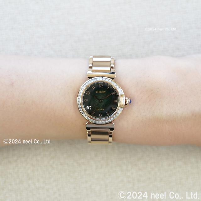 シチズン エル CITIZEN L エコドライブ 腕時計 レディース EM1123-62X ROUND Collection スズラン モチーフ 替えバンド付属_2