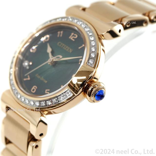 シチズン エル CITIZEN L エコドライブ 腕時計 レディース EM1123-62X ROUND Collection スズラン モチーフ 替えバンド付属_7