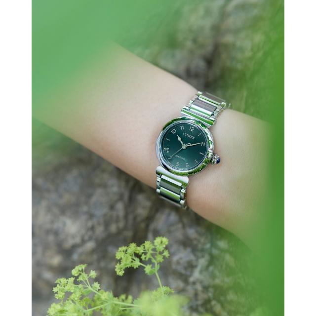 シチズン エル CITIZEN L エコドライブ 腕時計 レディース EM1130-83X ROUND Collection スズラン モチーフ_16