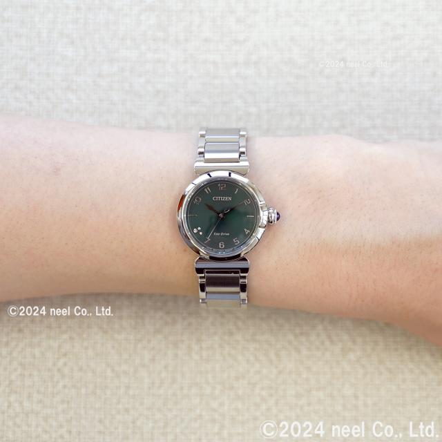 シチズン エル CITIZEN L エコドライブ 腕時計 レディース EM1130-83X ROUND Collection スズラン モチーフ_2