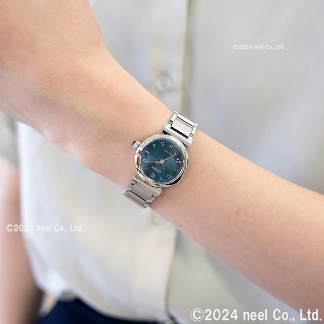 シチズン エル CITIZEN L エコドライブ 腕時計 レディース EM1130-83X ROUND Collection スズラン モチーフ_4
