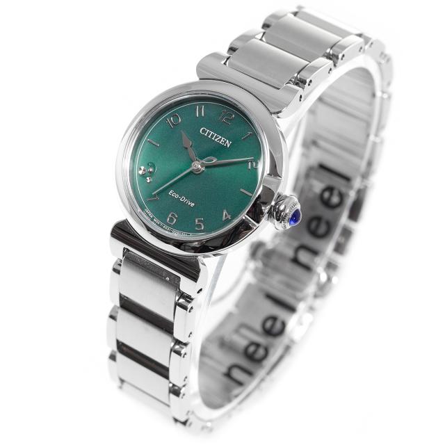 シチズン エル CITIZEN L エコドライブ 腕時計 レディース EM1130-83X ROUND Collection スズラン モチーフ_6