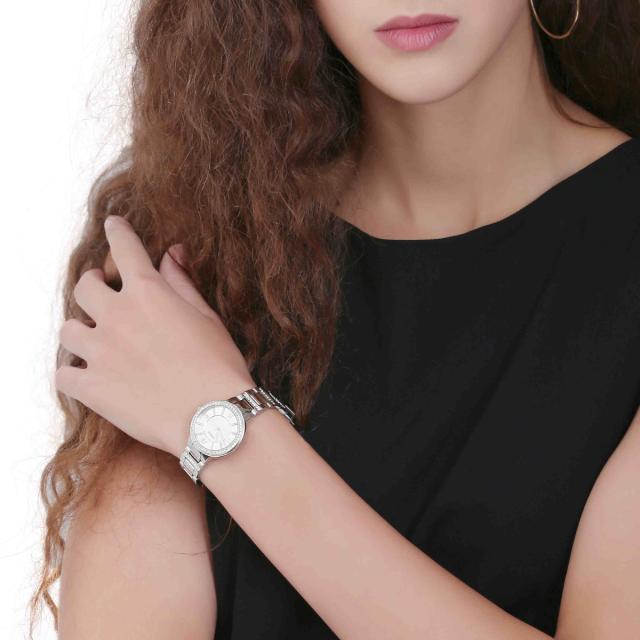 フォッシル FOSSIL ウオッチ レディース VIRGINIA ステンレススチールウォッチ ES3282