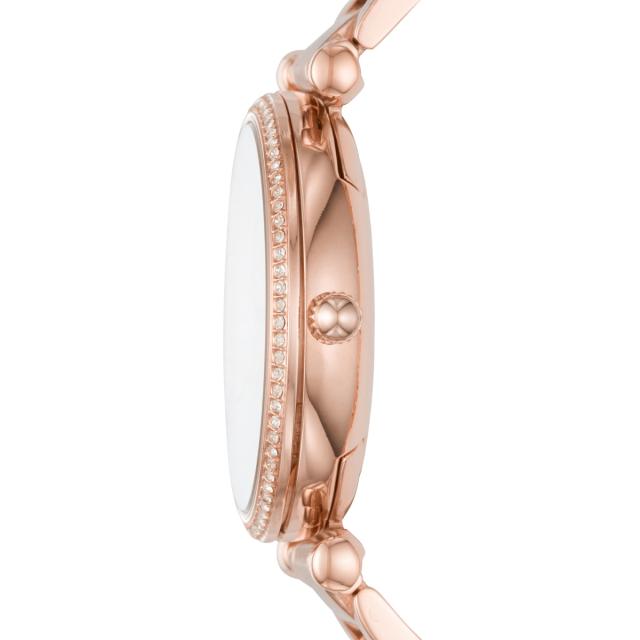 フォッシル FOSSIL ウオッチ レディース CARLIE 三針 ローズゴールドトーン ステンレススチールウォッチ ES4301