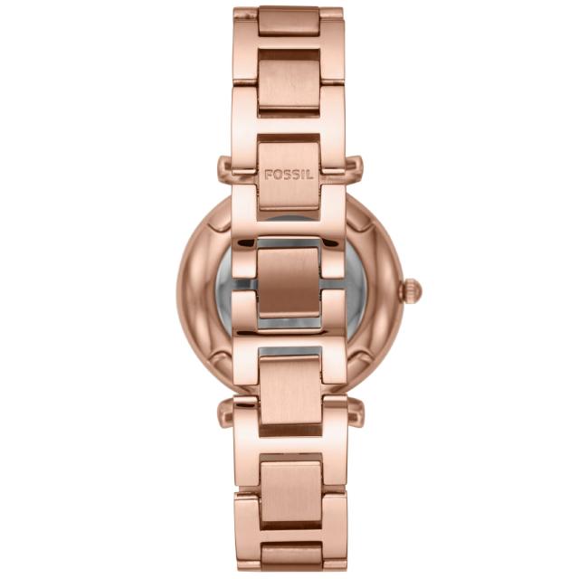 フォッシル FOSSIL ウオッチ レディース CARLIE 三針 ローズゴールドトーン ステンレススチールウォッチ ES4301