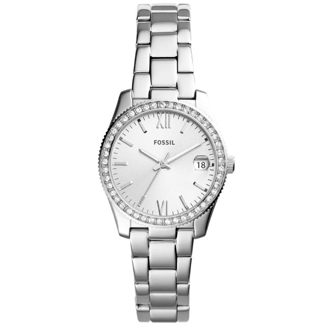 フォッシル FOSSIL ウオッチ レディース SCARLETTE MINI 三針デイト ステンレススチールウォッチ ES4317