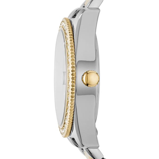 フォッシル FOSSIL ウオッチ レディース SCARLETTE MINI 三針デイト ツートーン ステンレススチールウォッチ ES4319