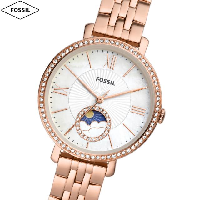 フォッシル FOSSIL 腕時計 レディース JACQUELINE サンムーン マルチファンクション ローズゴールドトーン ステンレススチールウォッチ ES5165