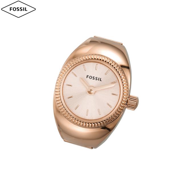 フォッシル FOSSIL リングウォッチ 時計 指輪 レディース ウォッチリング 二針 ローズゴールドトーン ステンレススチール ES5247