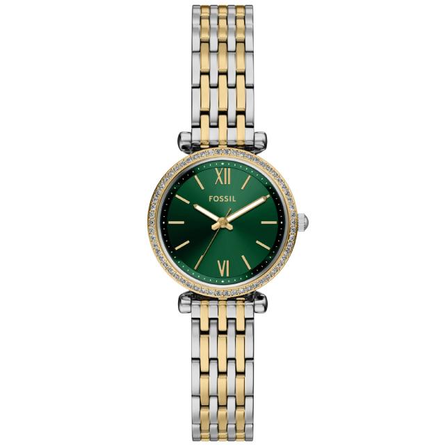 フォッシル FOSSIL ウオッチ レディース CARLIE 三針 ツートーン ステンレススチールウォッチ ES5439
