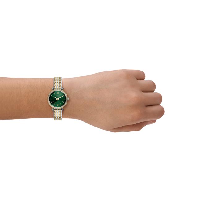 フォッシル FOSSIL ウオッチ レディース CARLIE 三針 ツートーン ステンレススチールウォッチ ES5439