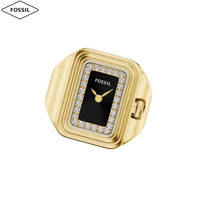 フォッシル FOSSIL ウオッチ レディース RAQUEL ウォッチリング 二針 ゴールド音の高低 ステンレススチールウォッチ リングウォッチ ES5447