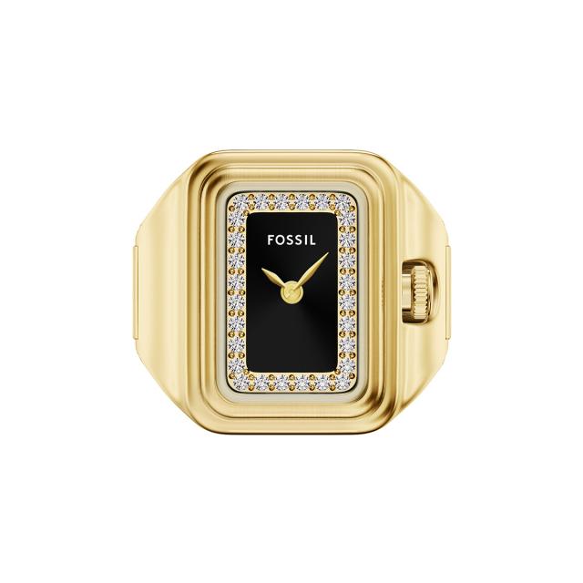 フォッシル FOSSIL ウオッチ レディース RAQUEL ウォッチリング 二針 ゴールド音の高低 ステンレススチールウォッチ リングウォッチ ES5447