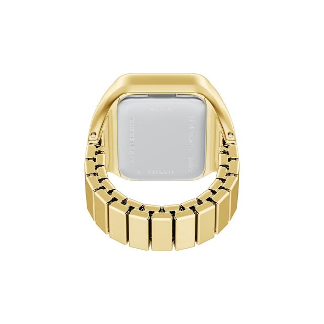 フォッシル FOSSIL ウオッチ レディース RAQUEL ウォッチリング 二針 ゴールド音の高低 ステンレススチールウォッチ リングウォッチ ES5447