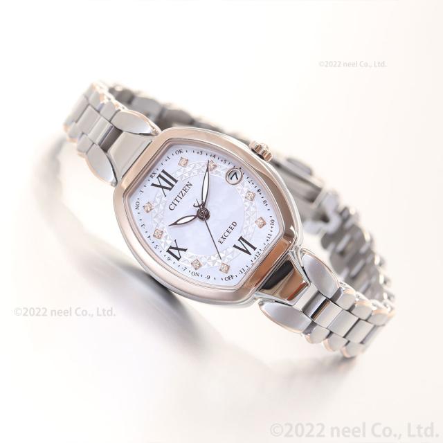 シチズン エクシード エコドライブ 電波時計 腕時計 レディース