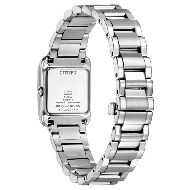 【新品】シチズン CITIZEN L 腕時計 レディース EW5600-87D エル 光発電エコ・ドライブ シェルxシルバー アナログ表示 SQUARE コレクション シチズン エル Collection 光発電エコドライブ