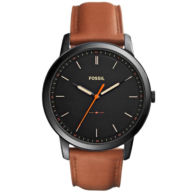 フォッシル FOSSIL 腕時計 メンズ MINIMALIST SLIM 三針 ライトブラウン レザーウォッチ FS5305_1