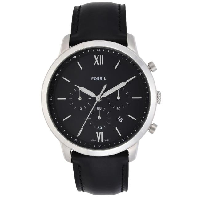 フォッシル Fossil メンズ Neutra Chrono クォーツウォッチ ステンレススチールストラップ グレー 22 (モデル：FS5383) 送料無料 フォッシル FOSSIL 腕時計 メンズ NEUTRA CHRONO クロノグラフ FS5453