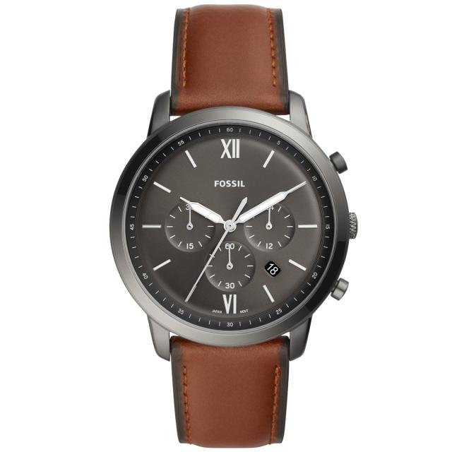 フォッシル Fossil メンズ Neutra Chrono クォーツウォッチ ステンレススチールストラップ グレー 22 (モデル：FS5383) 送料無料 フォッシル FOSSIL 腕時計 メンズ NEUTRA CHRONO クロノグラフ FS5453