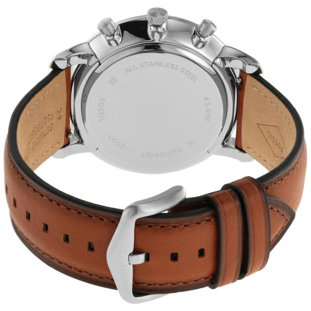 フォッシル FOSSIL 腕時計 メンズ NEUTRA クロノグラフ ラゲージ