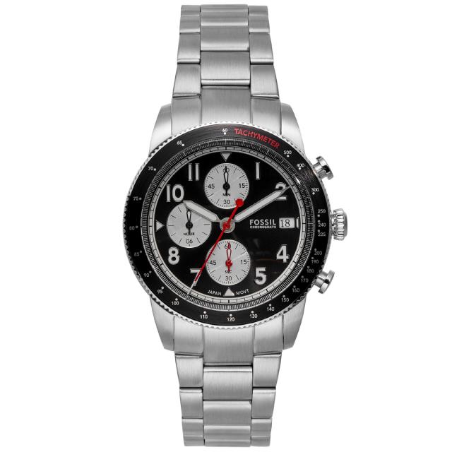 フォッシル FOSSIL 腕時計 メンズ SPORT TOURER クロノグラフ ステンレススチールウォッチ FS6045_1