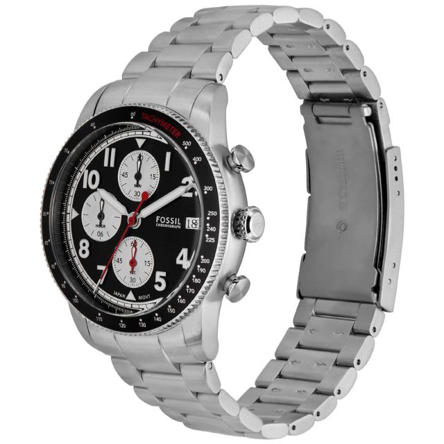 フォッシル FOSSIL 腕時計 メンズ SPORT TOURER クロノグラフ ステンレススチールウォッチ FS6045_3