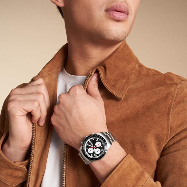 フォッシル FOSSIL 腕時計 メンズ SPORT TOURER クロノグラフ ステンレススチールウォッチ FS6045_7
