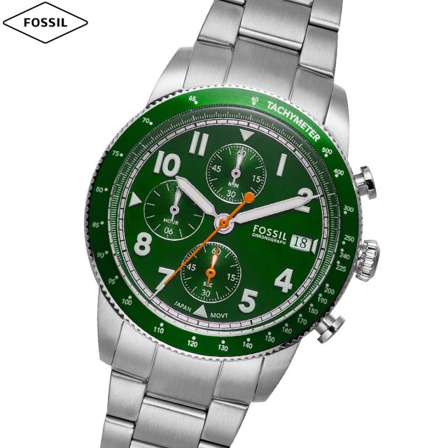 フォッシル FOSSIL 腕時計 メンズ SPORT TOURER クロノグラフ ステンレススチールウォッチ FS6048