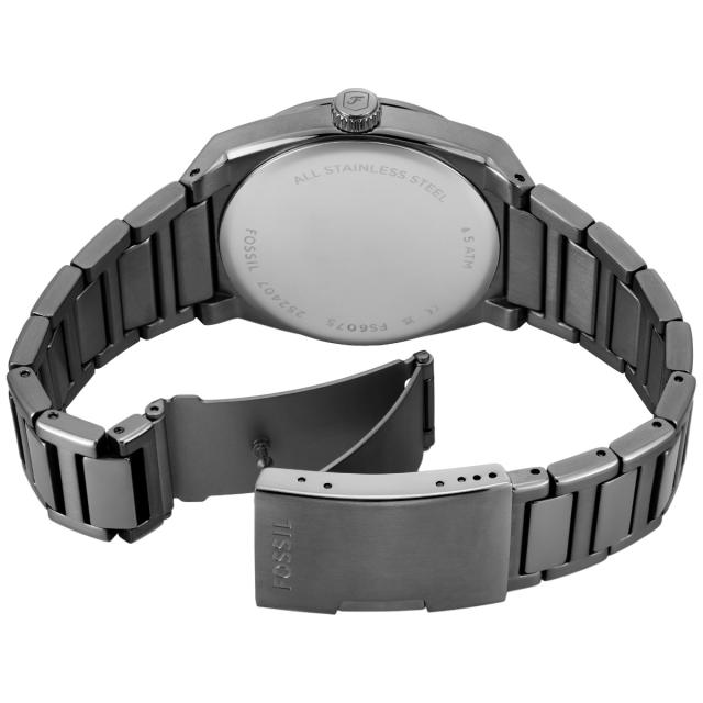 フォッシル FOSSIL 腕時計 メンズ EVERETT 三針デイト ローズ