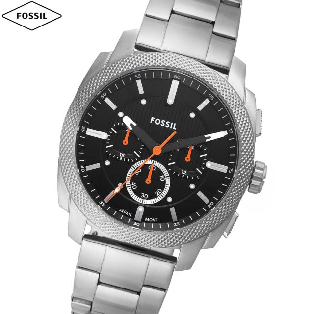 フォッシル FOSSIL 腕時計 メンズ MACHINE クロノグラフ ステンレススチールウォッチ FS6095