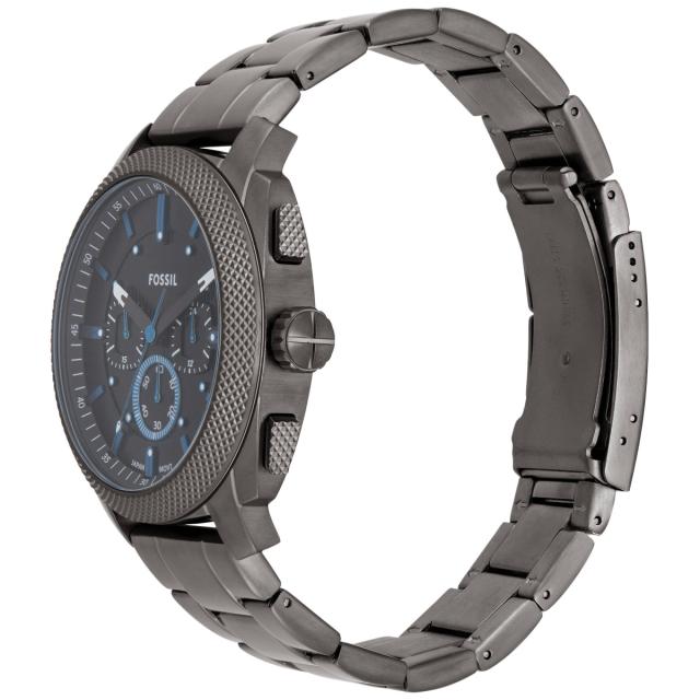 フォッシル FOSSIL 腕時計 メンズ MACHINE クロノグラフ ガンメタル ステンレススチールウォッチ FS6098_3